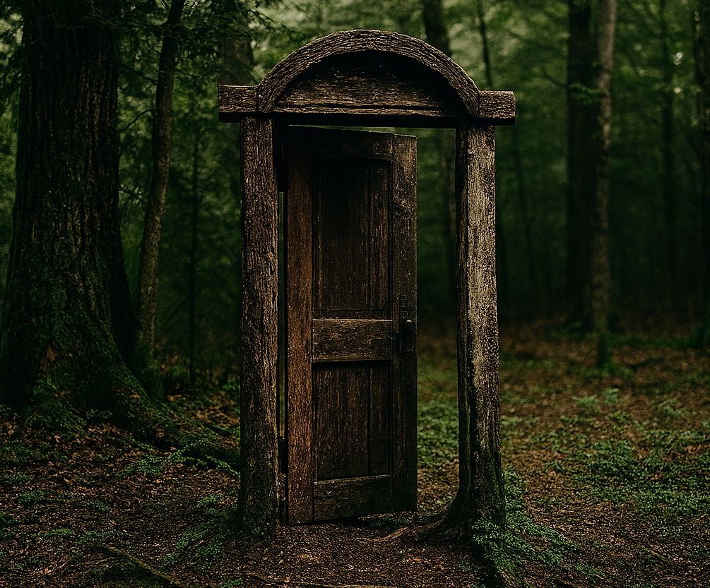 A Threshold Door in the Forest